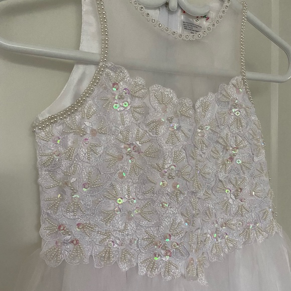 Flower Girl Dress Size 14 - Picture 2 of 5